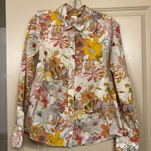 J. Crew The Perfect Shirt Liberty Fabric